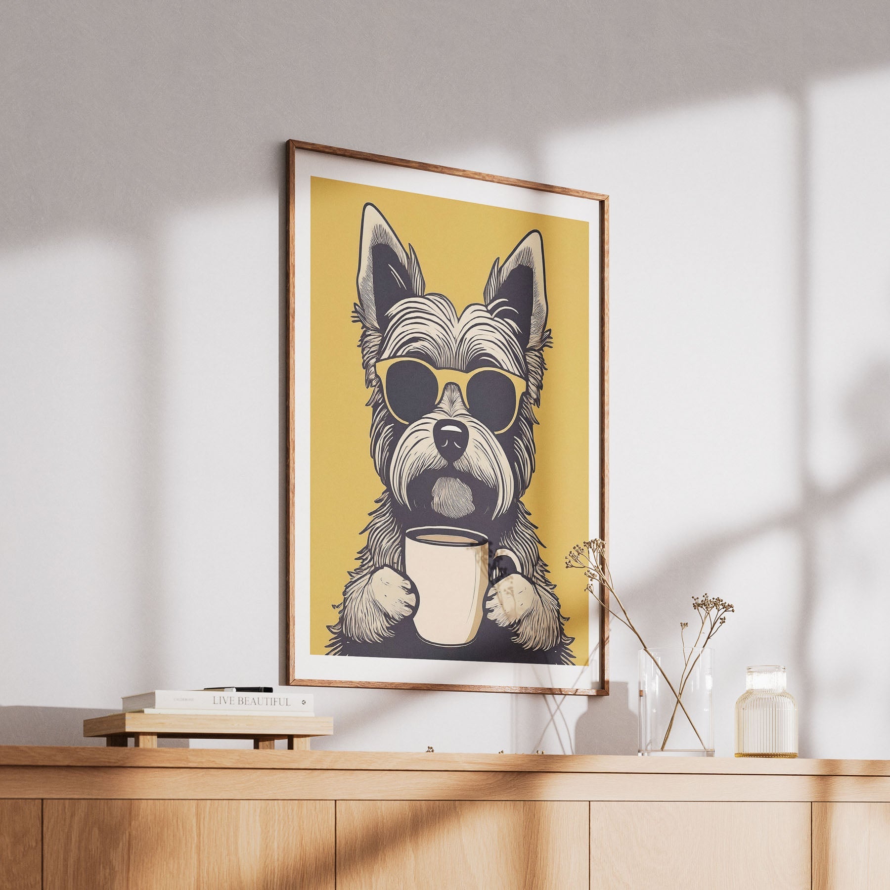 Yorkshire Terrier Chillin Coffee Dog image 6