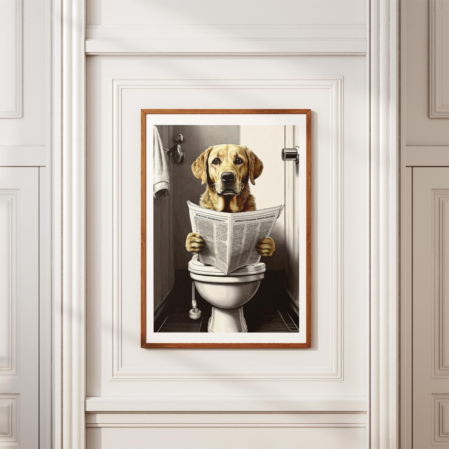 Labrador Retriever Toilet Humour Dog Series 4 image 3