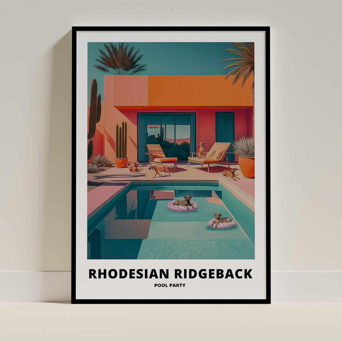 Rhodesian Ridgeback Pool Party image 0