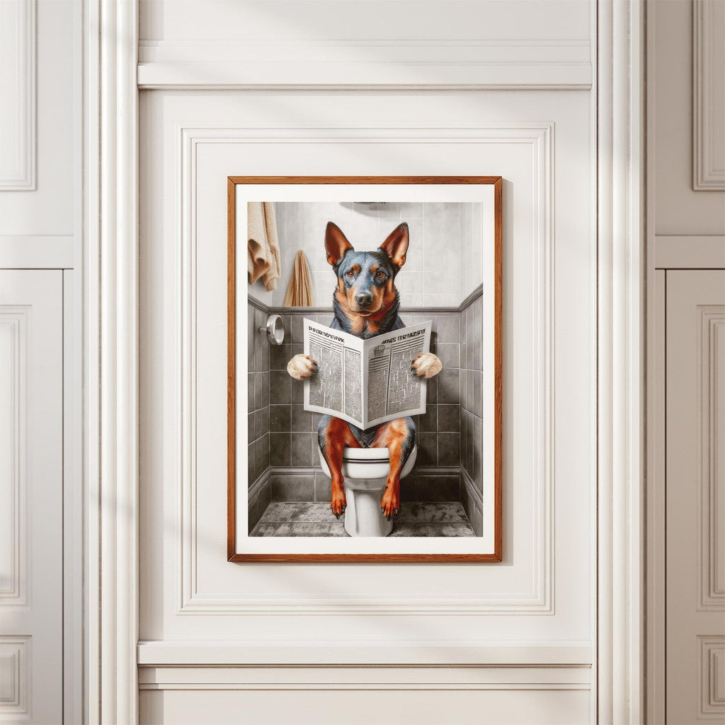 Cattle Dog Toilet Humour Dog Series 2 image 3