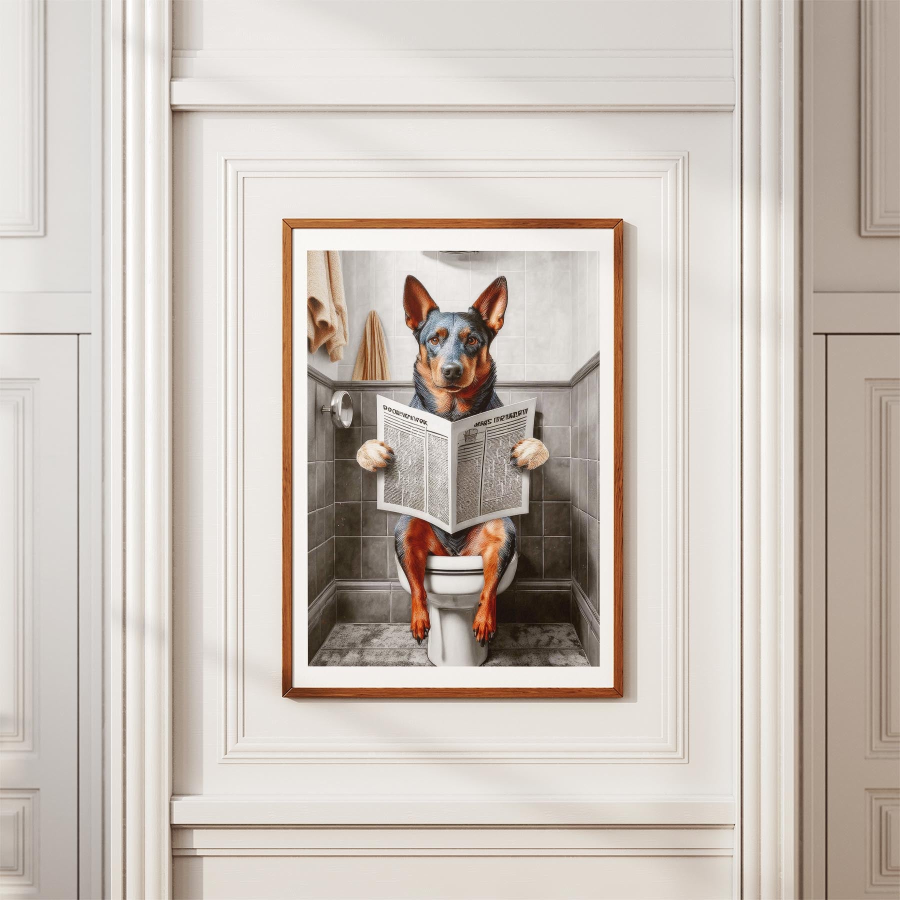 Cattle Dog Toilet Humour Dog Series 2 image 3