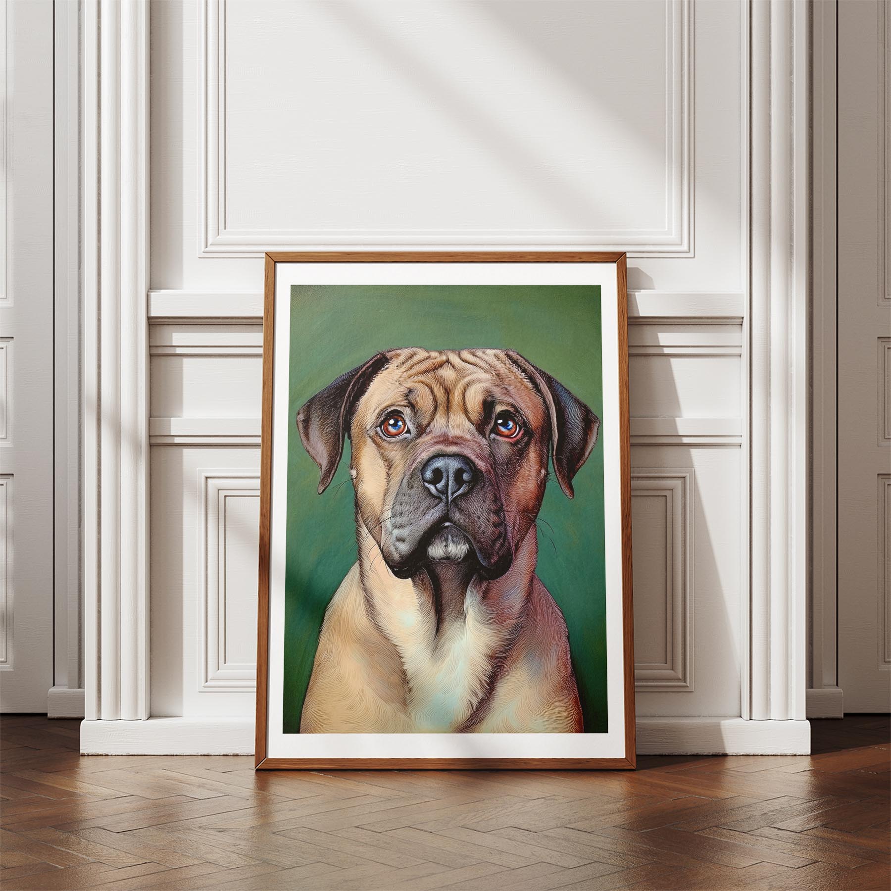 Dogue de Bordeaux Green Painted Series image 4