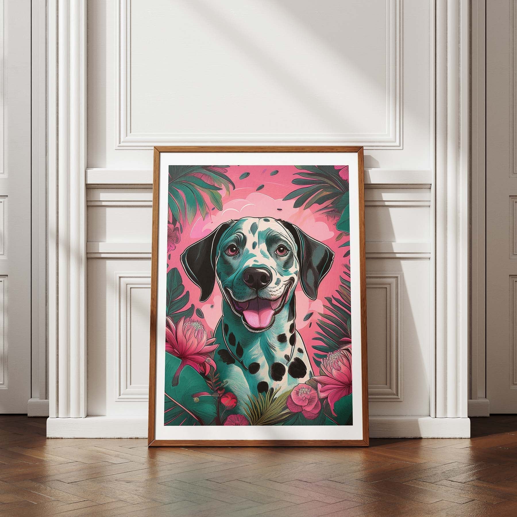 Dalmatian Flowery Dog image 4