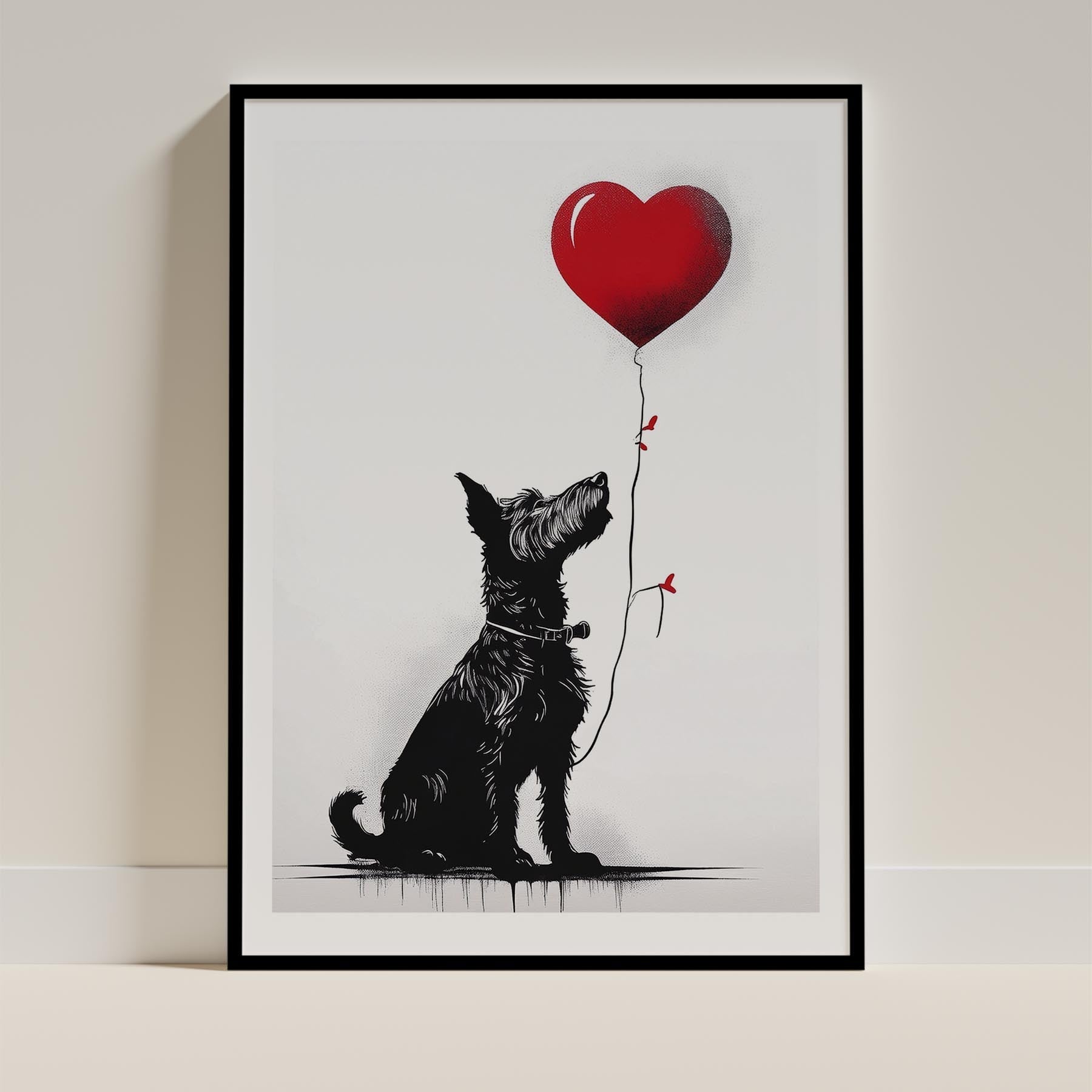 Fox Terrier DOGSY Series inspired by the Art of Banksy image 11