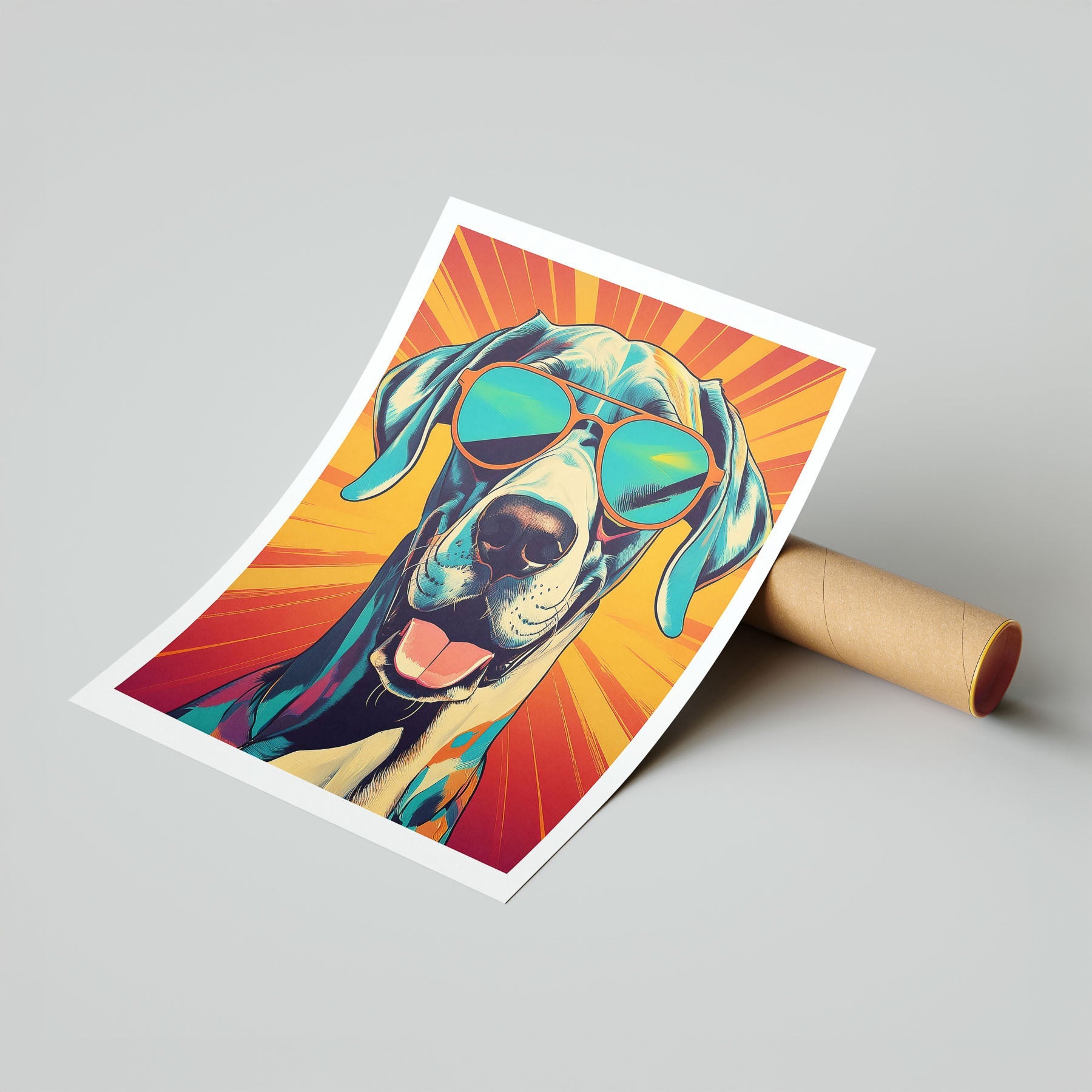 Great Dane In Colourful Sunnies 2 image 7