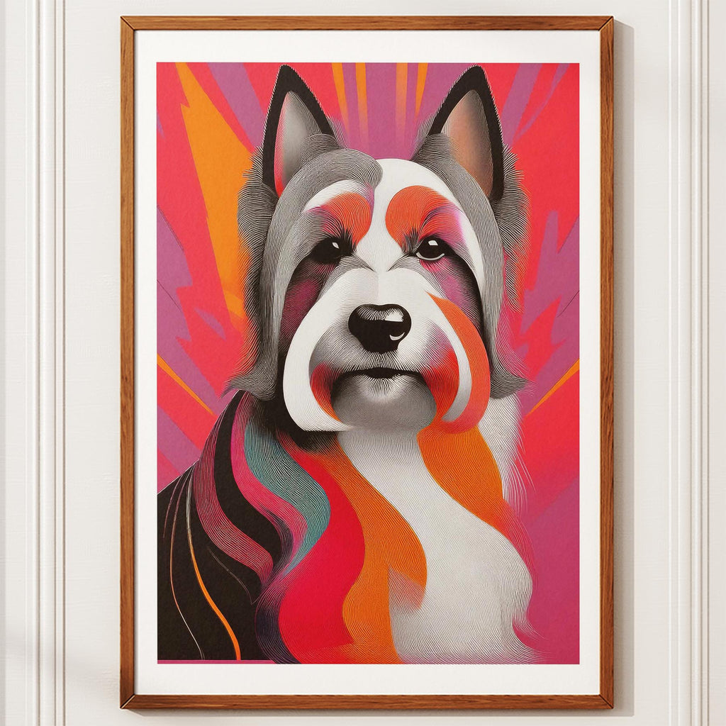 Australian Silky Terrier Modern Pop Dog Series image 10