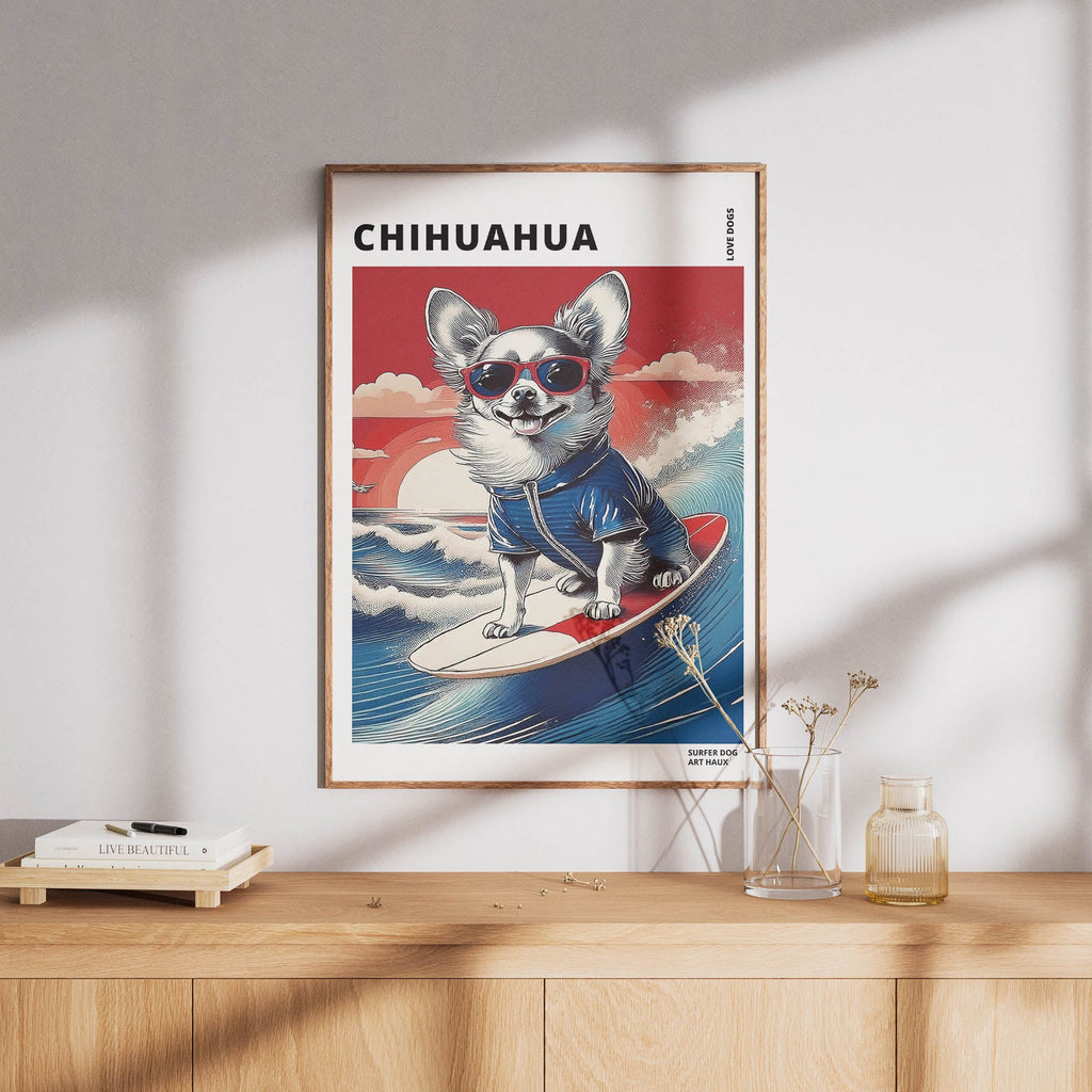 Chihuahua Hokosai Surfer Dogs 1 image 8