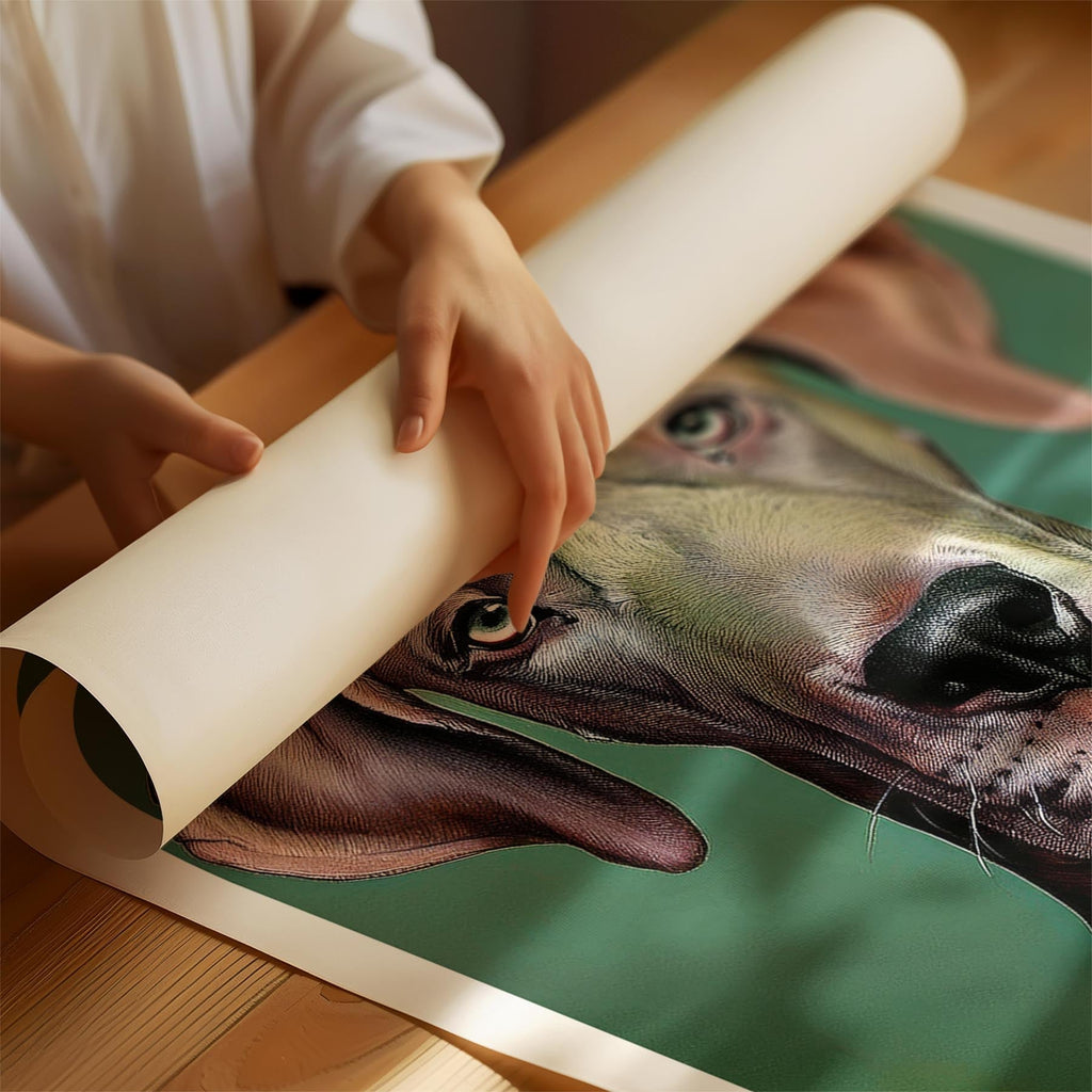 Great Dane Green Painted Series image 1