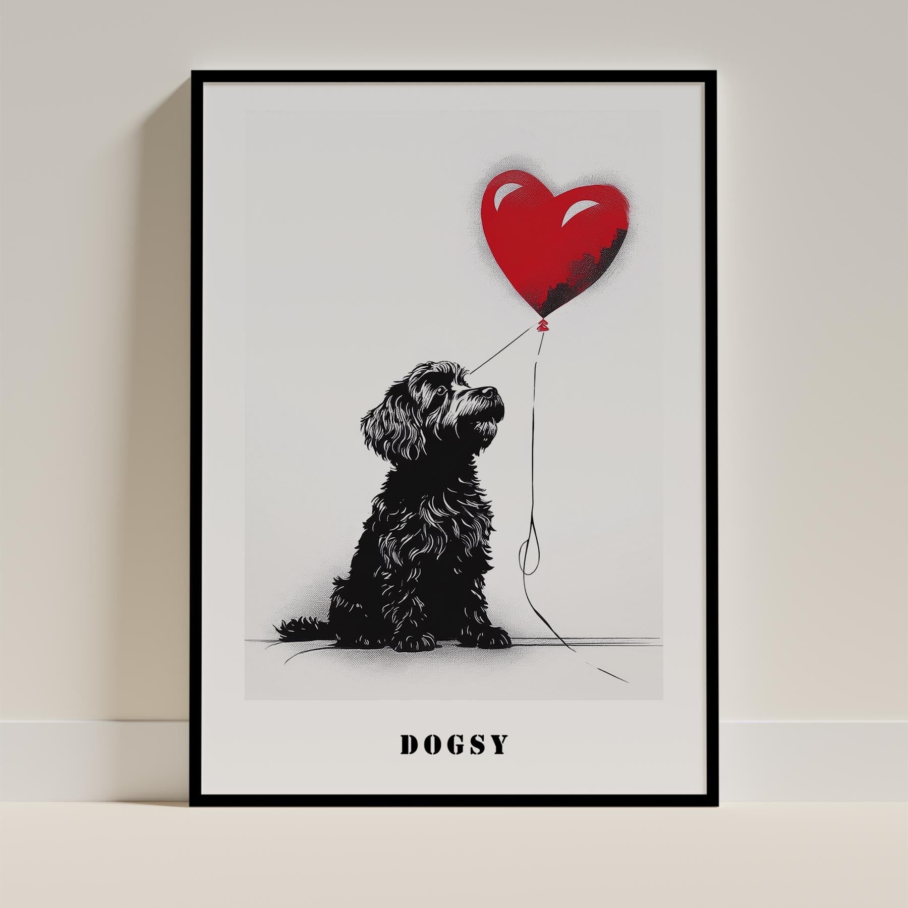Havanese DOGSY Series inspired by the Art of Banksy with text Dogsy image 11