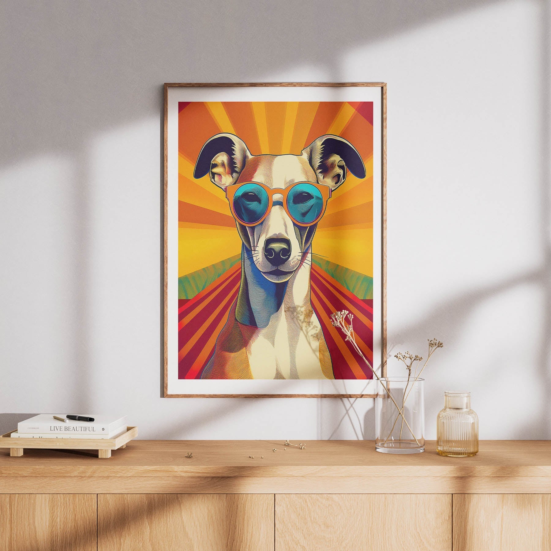 Whippet In Colourful Sunnies 1 image 8