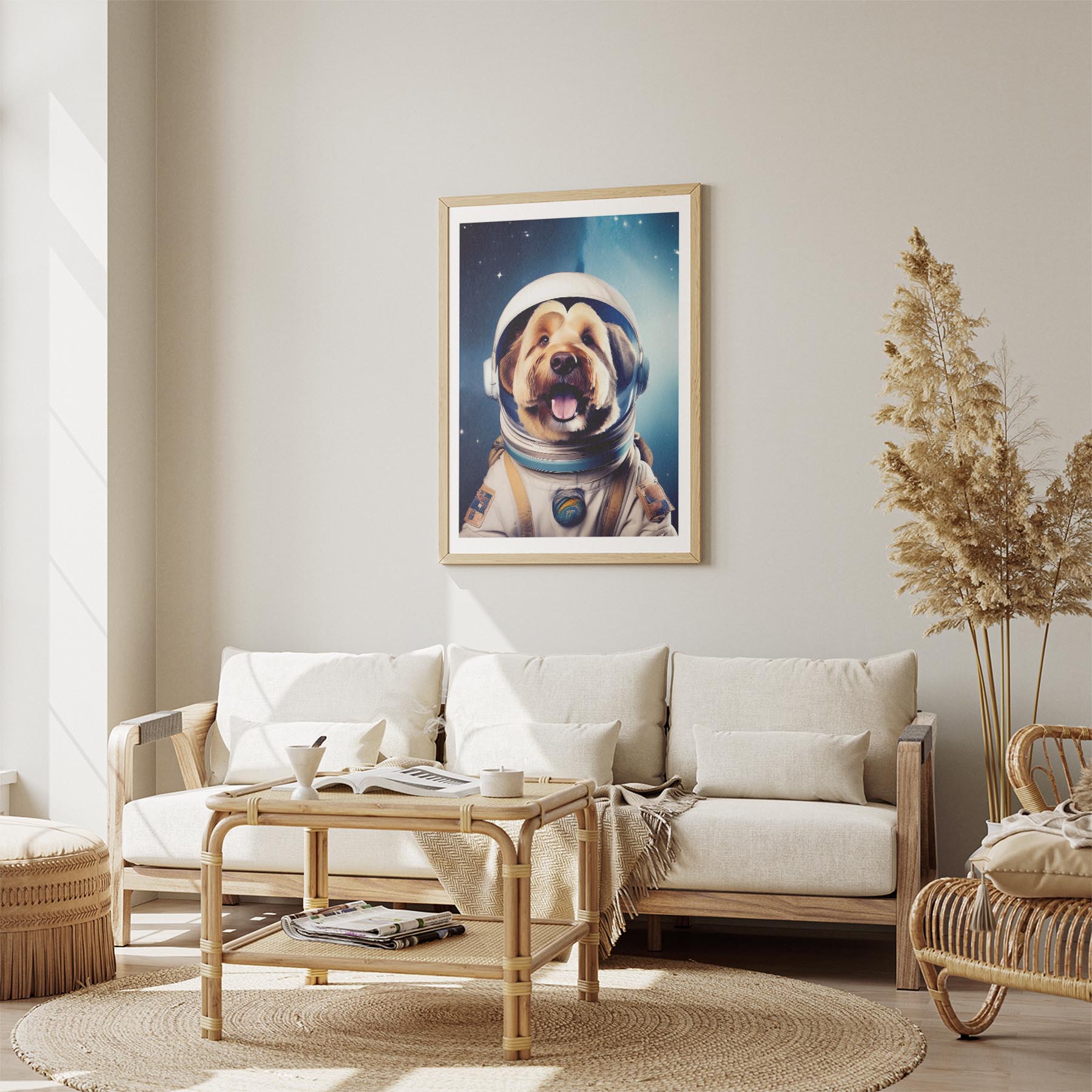 Old English Sheepdog Astronaut Dog Series image 2