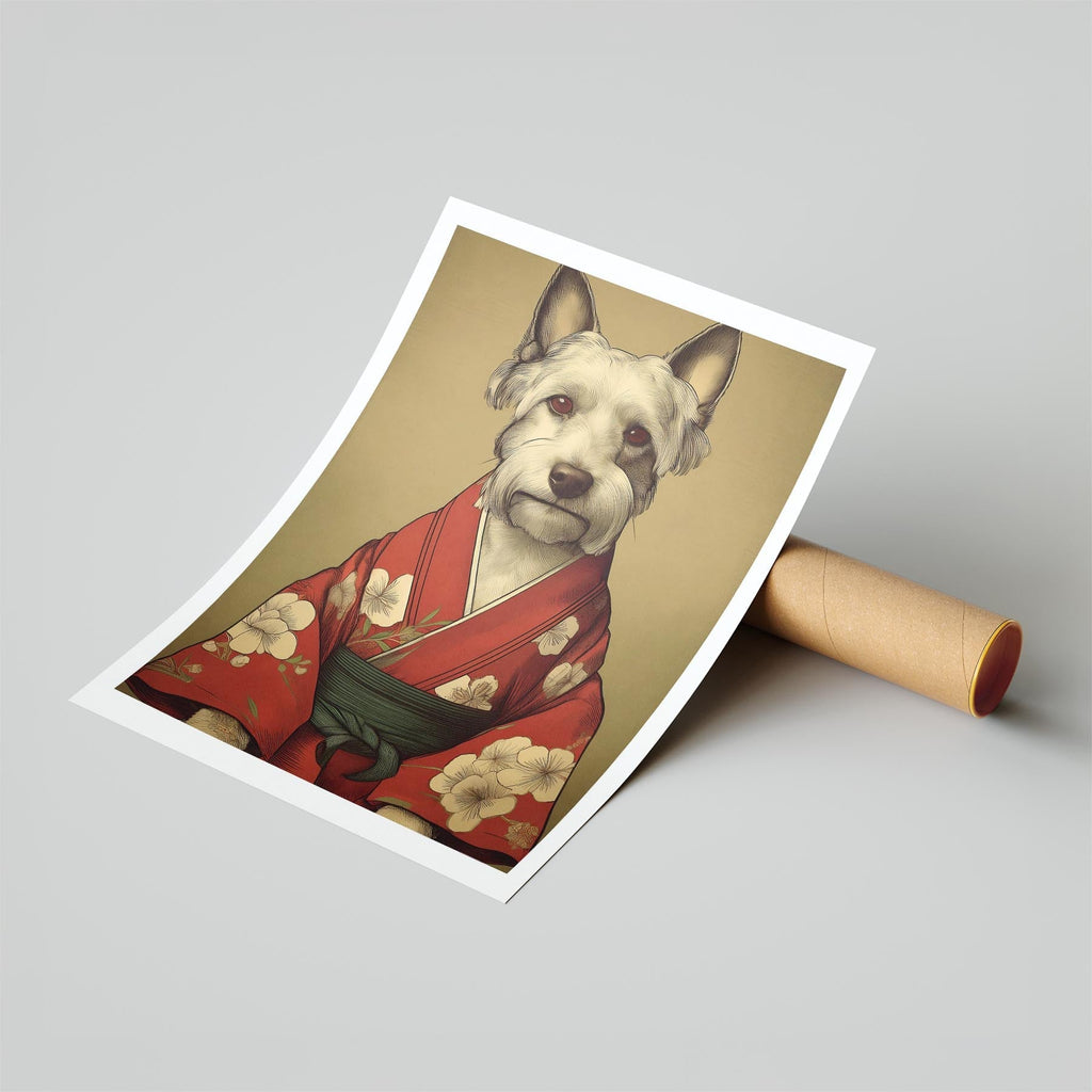 Scottish Terrier Japanse Kimono Dog Series image 6