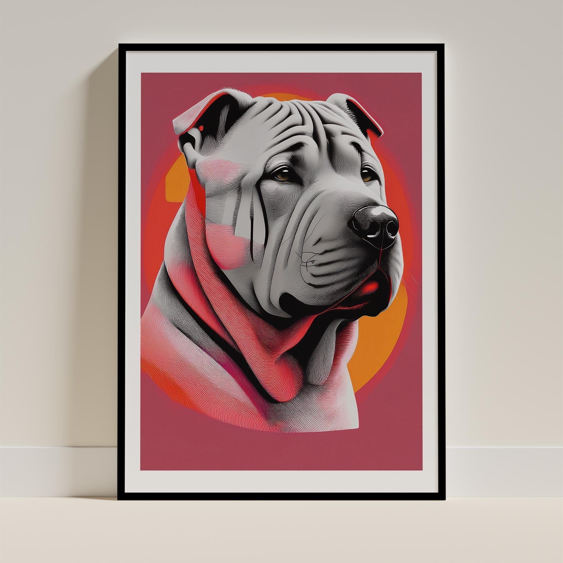 Shar Pei Modern Pop Dog Series image 0