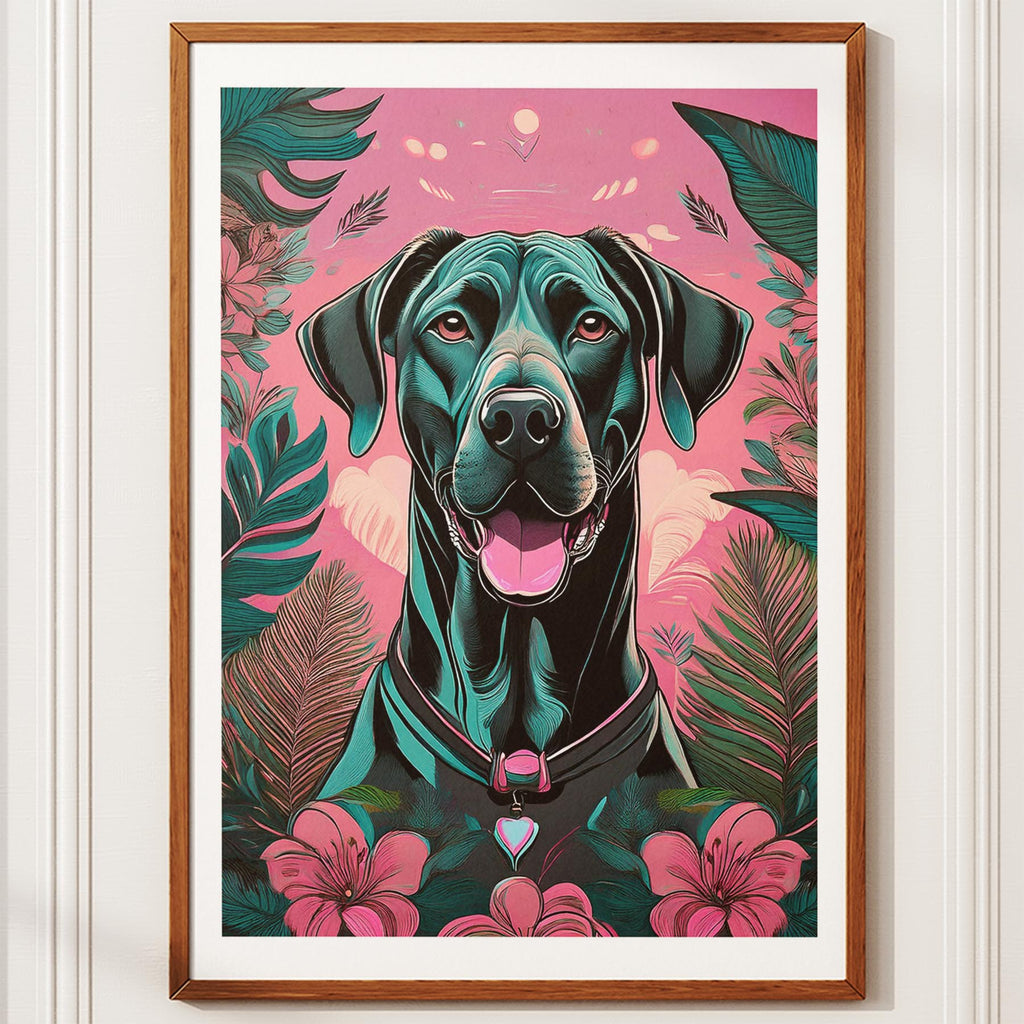 Great Dane Flowery Dog image 10