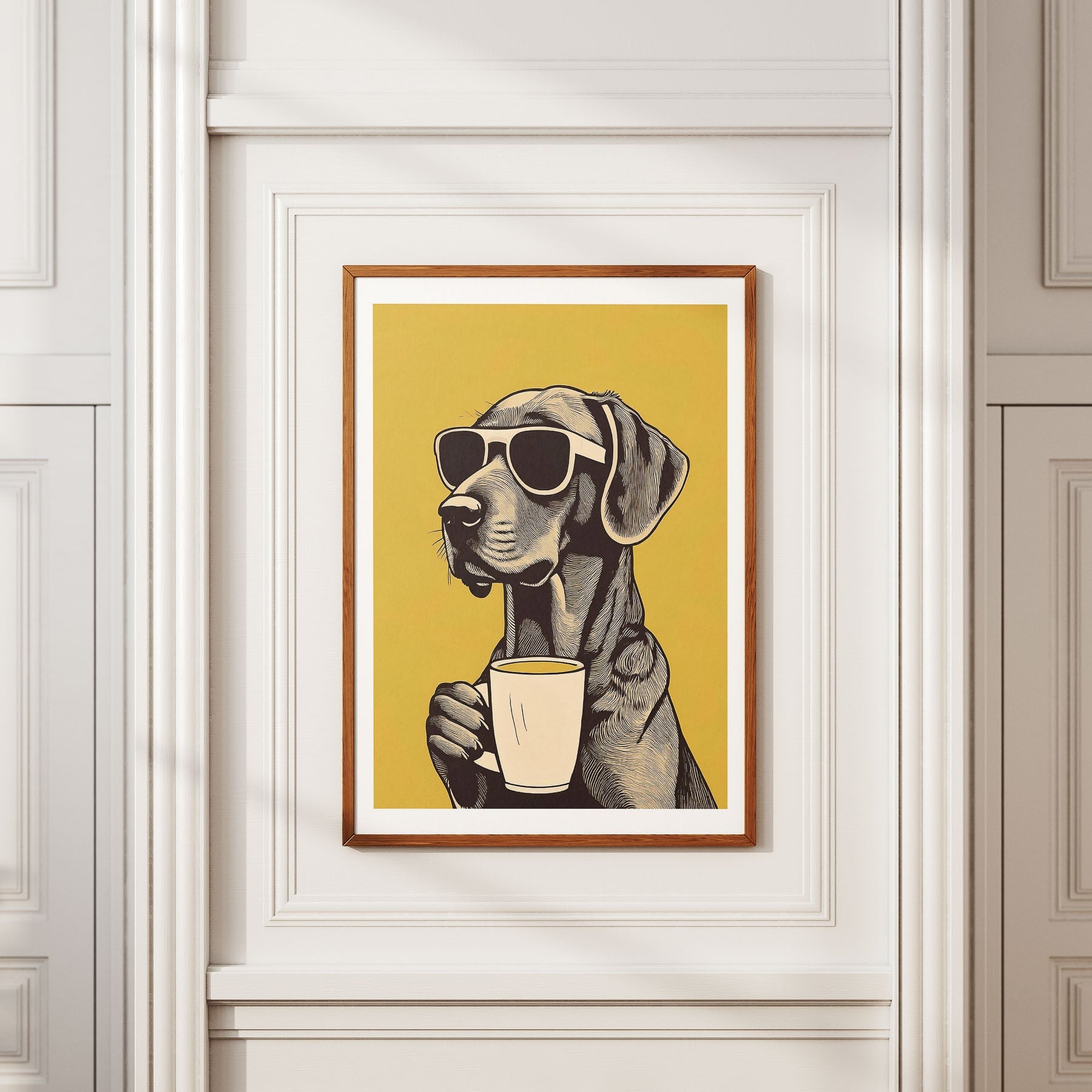 Rhodesian Ridgeback Chillin Coffee Dog image 2