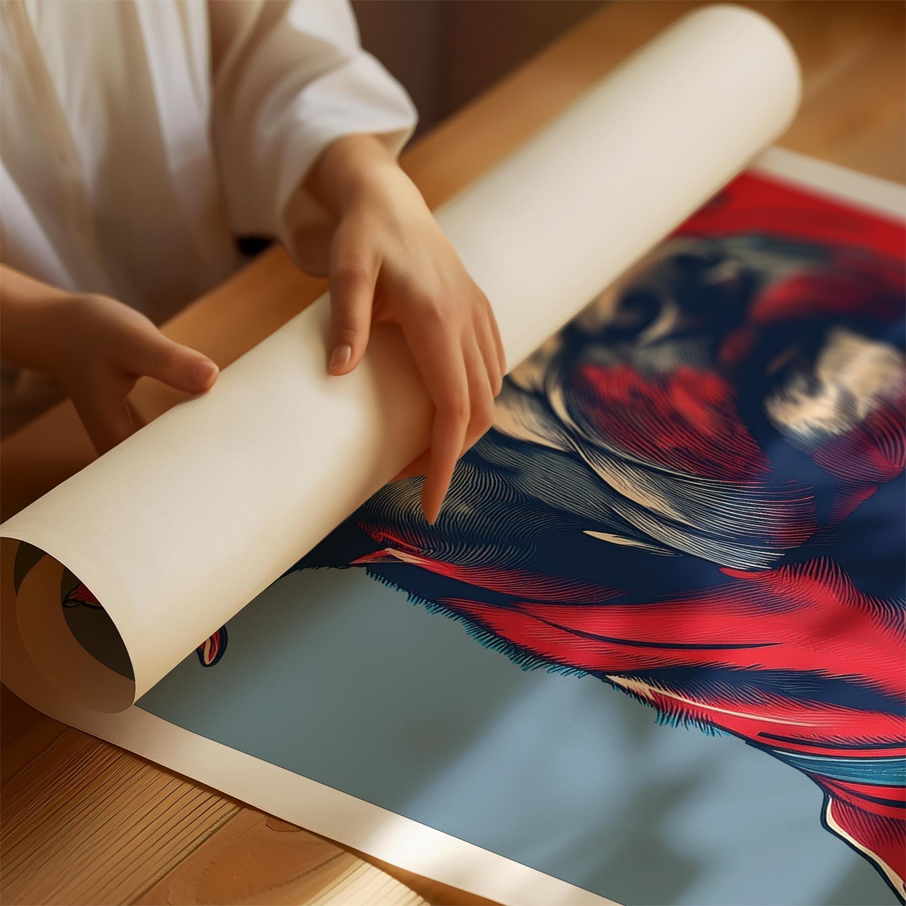 Black Russian Terrier LOVE Series Inspired by the Obama Poster image 1