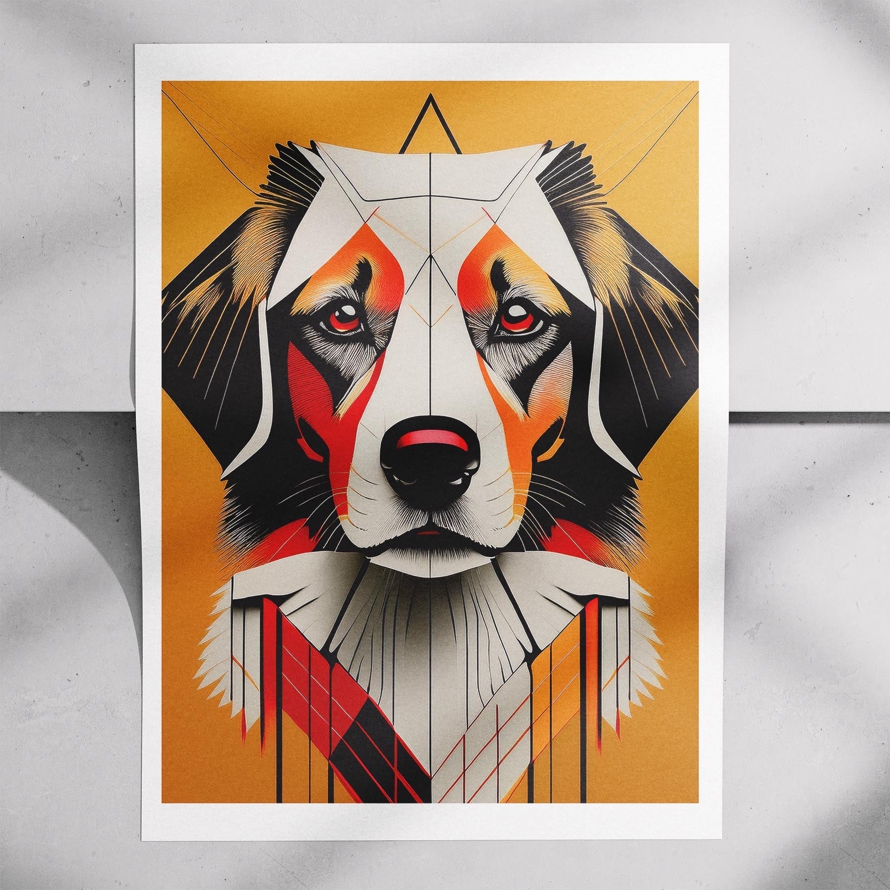 Maremma Geometric Orange Series image 7