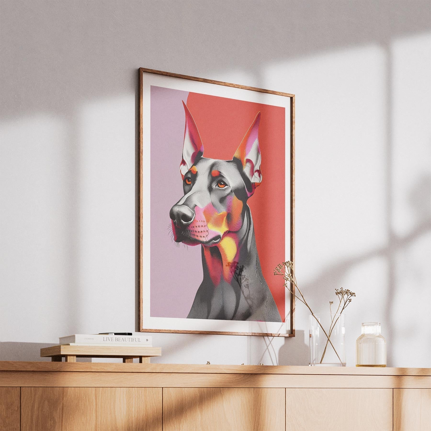 Doberman Modern Pop Dog Series image 5