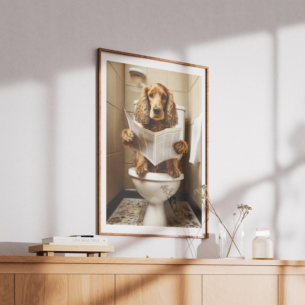 Cocker Spaniel Toilet Humour Dog Series 3 image 5