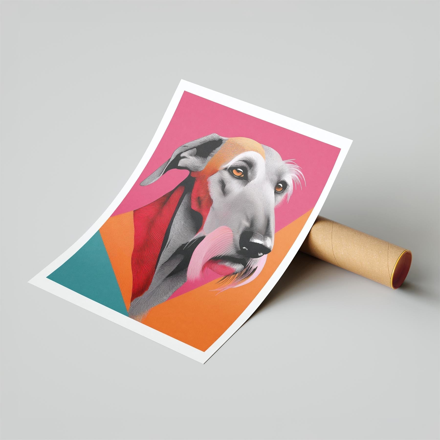 Irish Wolfhound Modern Pop Dog Series image 6