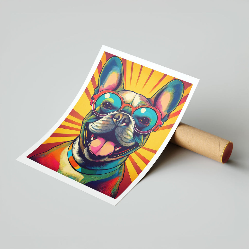 French Bull In Colourful Sunnies 2 image 7