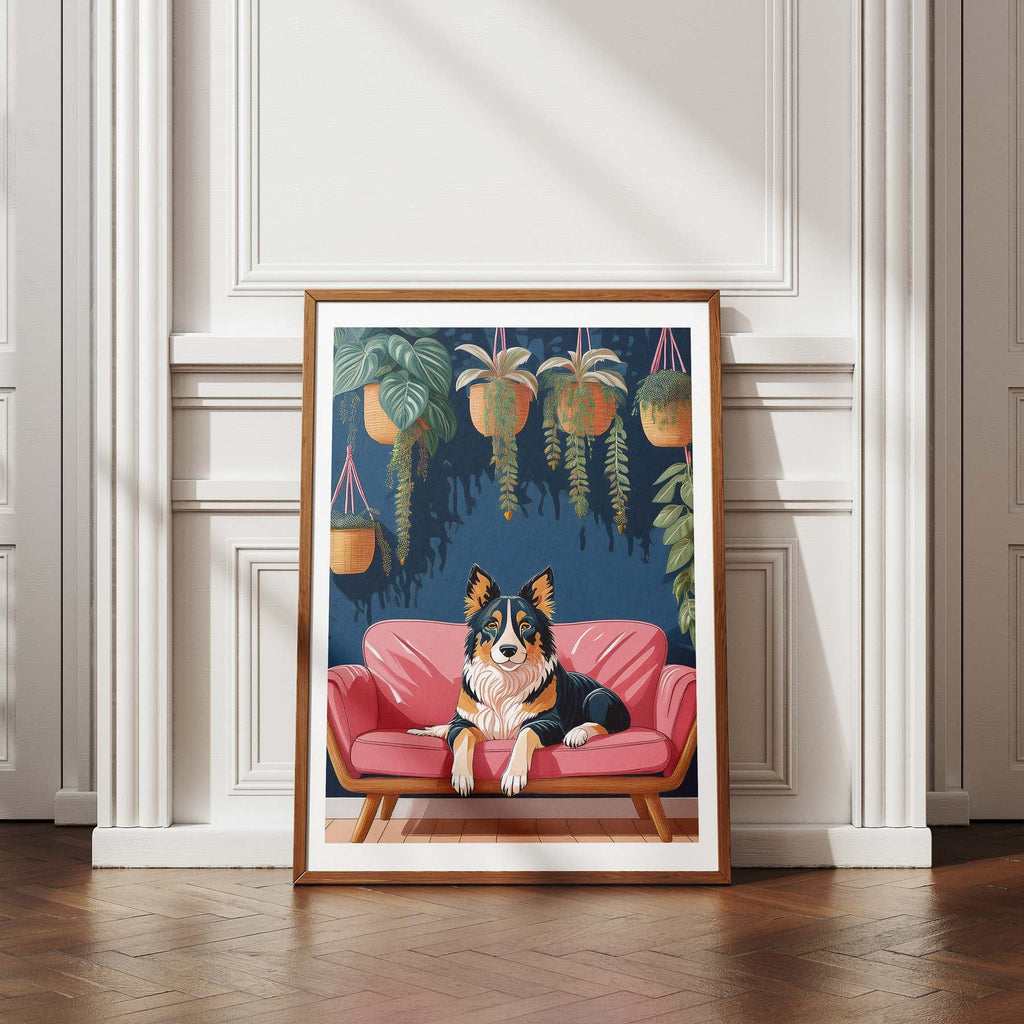 Border Collie  Just Lounging Around image 4