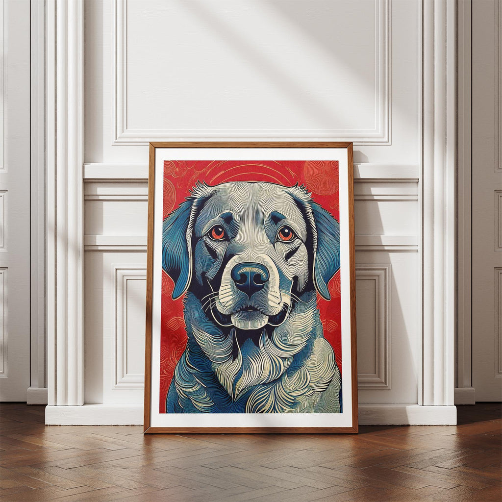 Labrador Retriever Hokusai Japanese Inspired Dog Series 3 image 4