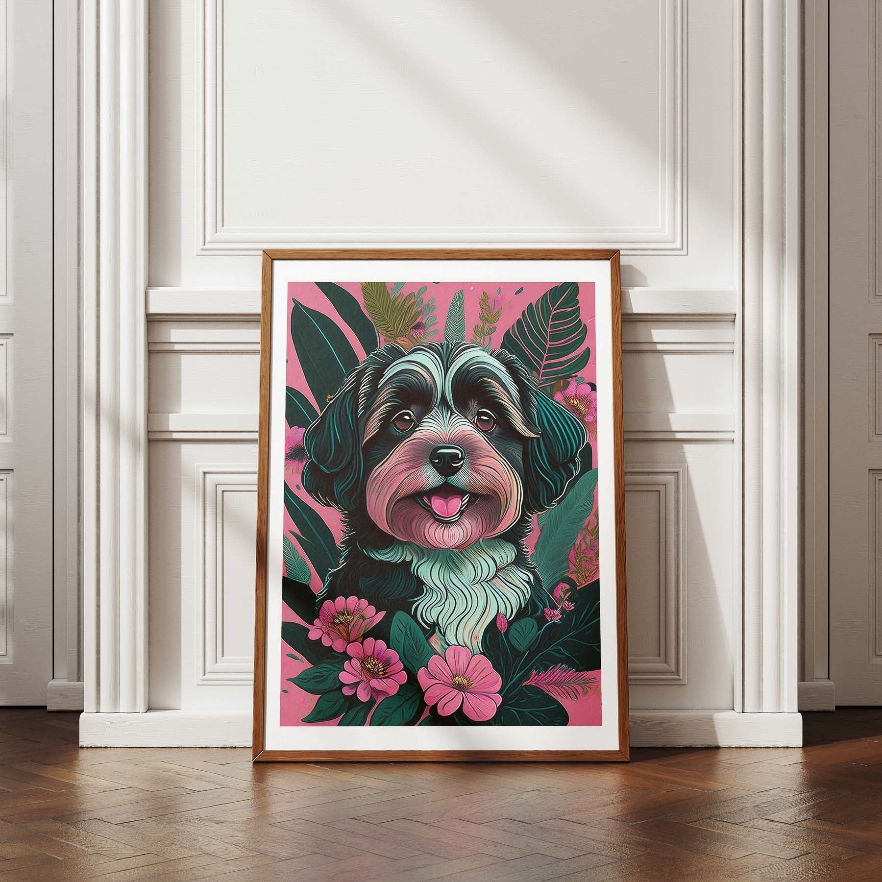 Havanese Flowery Dog image 4