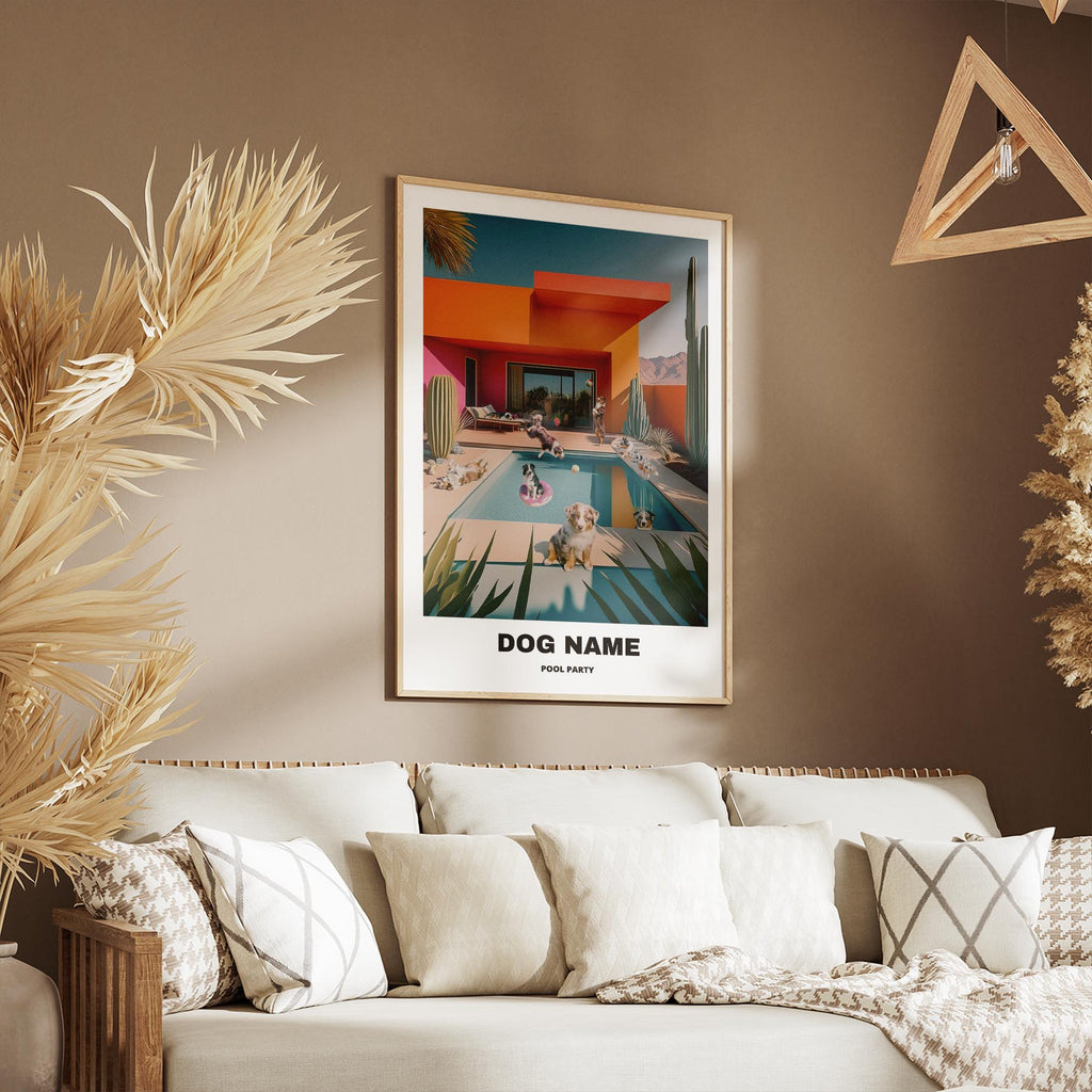 Australian Shepherd Custom Pool Party WITH TEXT image 9