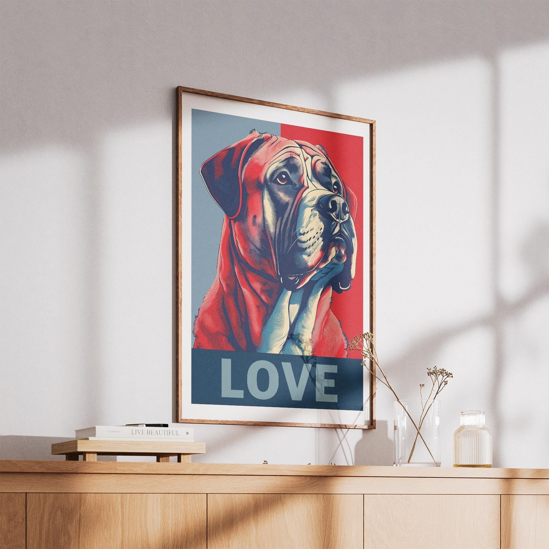 Mastiff LOVE Series Inspired by the Obama Poster image 5