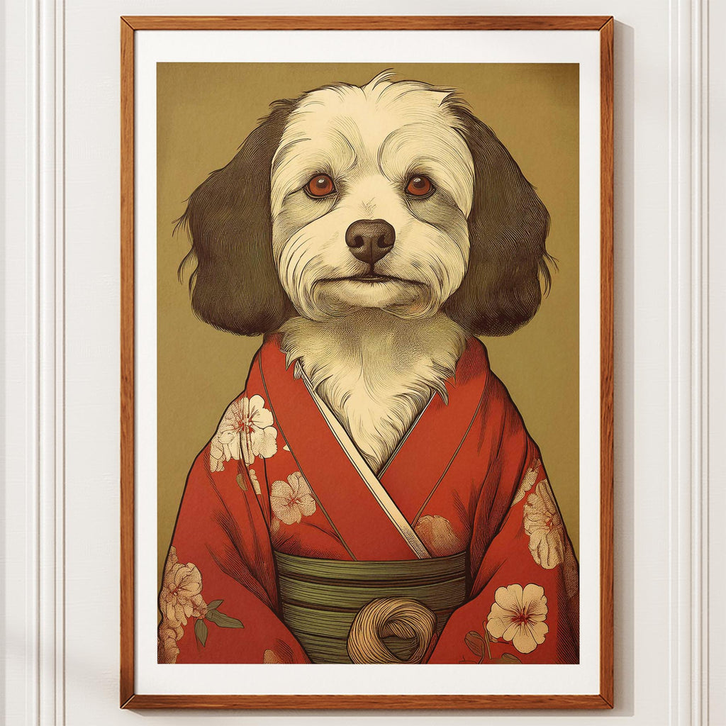 Coton de Tulear Japanse Kimono Dog Series image 10
