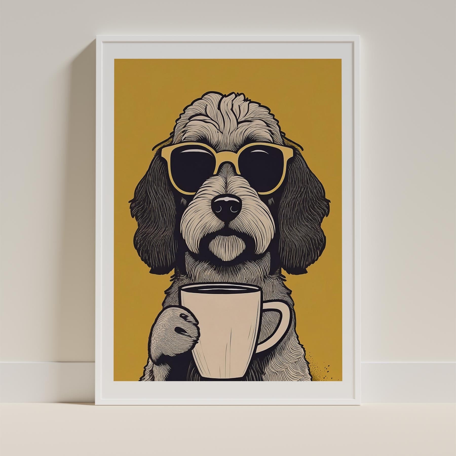 Spoodle Chillin Coffee Dog image 11