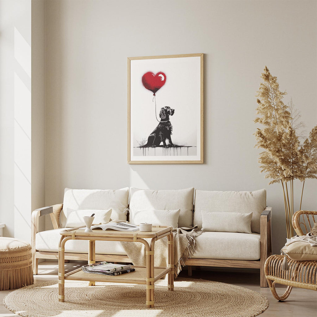 Gordon Setter DOGSY Series inspired by the Art of Banksy image 2