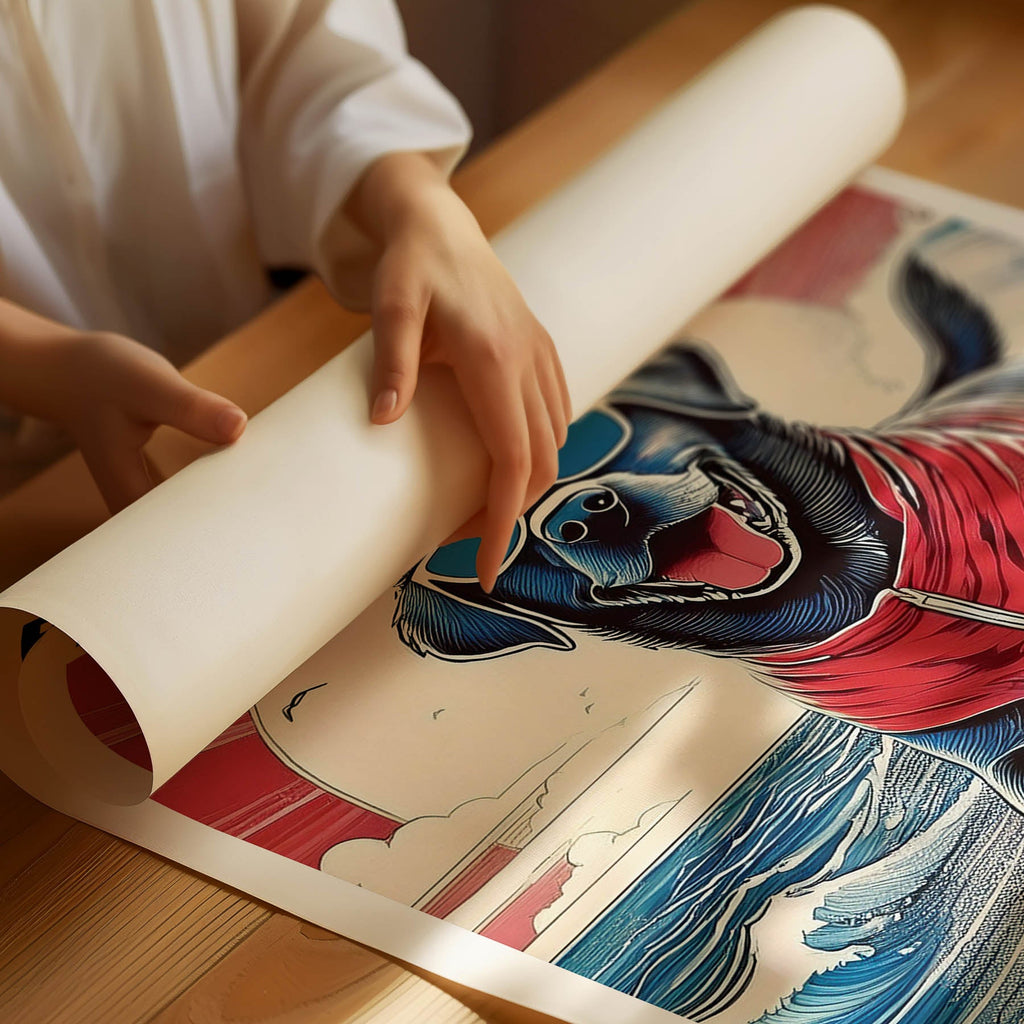 Labrador Retreiver Hokosai Surfer Dogs 3 image 3