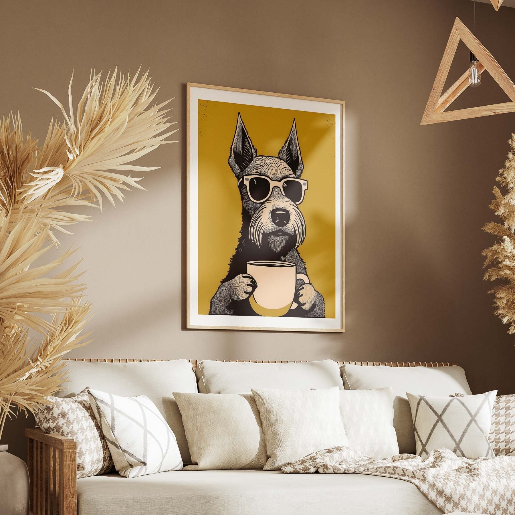 Irish Terrier Chillin Coffee Dog image 5
