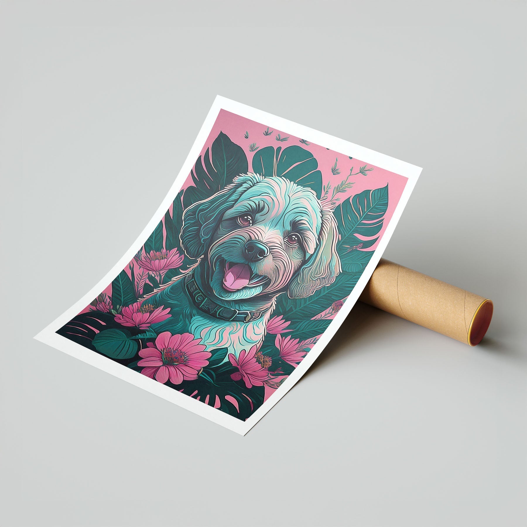 Cockapoo 1 Flowery Dog image 7