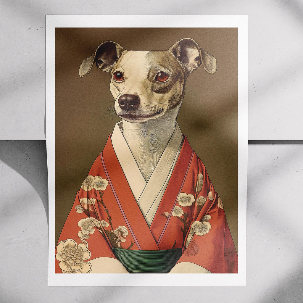 Whippet Japanse Kimono Dog Series image 7