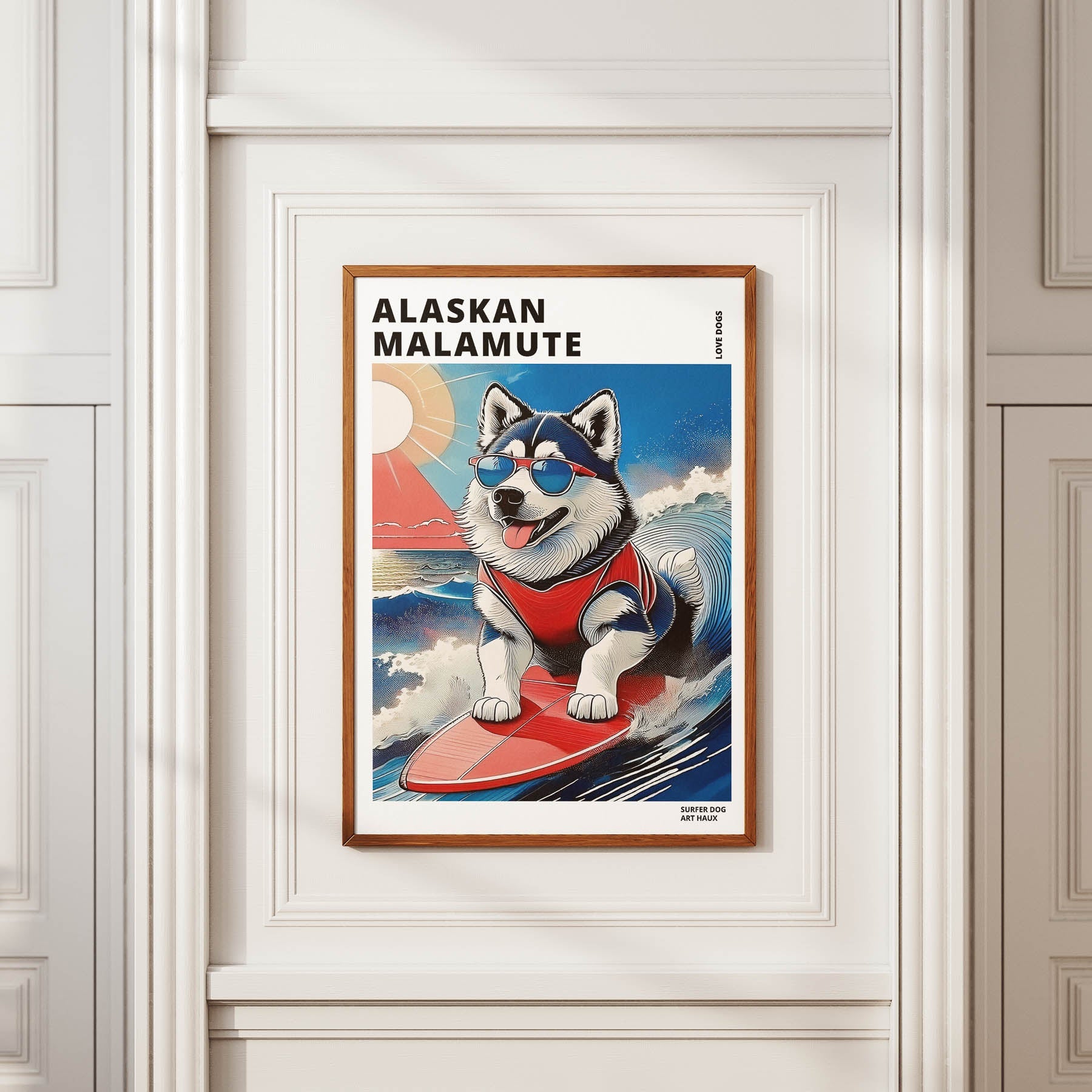 Alaskan Malamute Hokosai Surfer Dogs 1 image 2