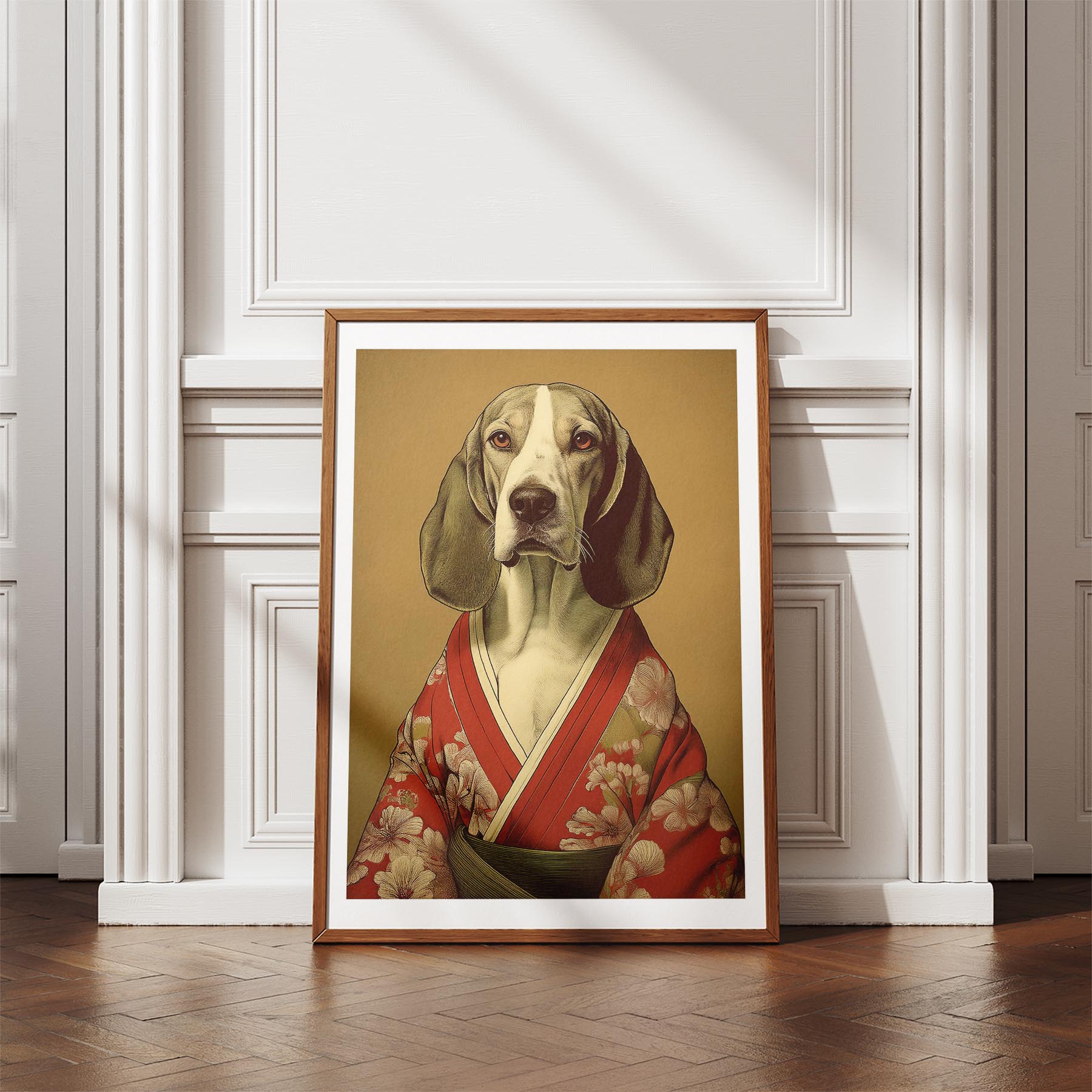 Basset Hound Japanse Kimono Dog Series image 4