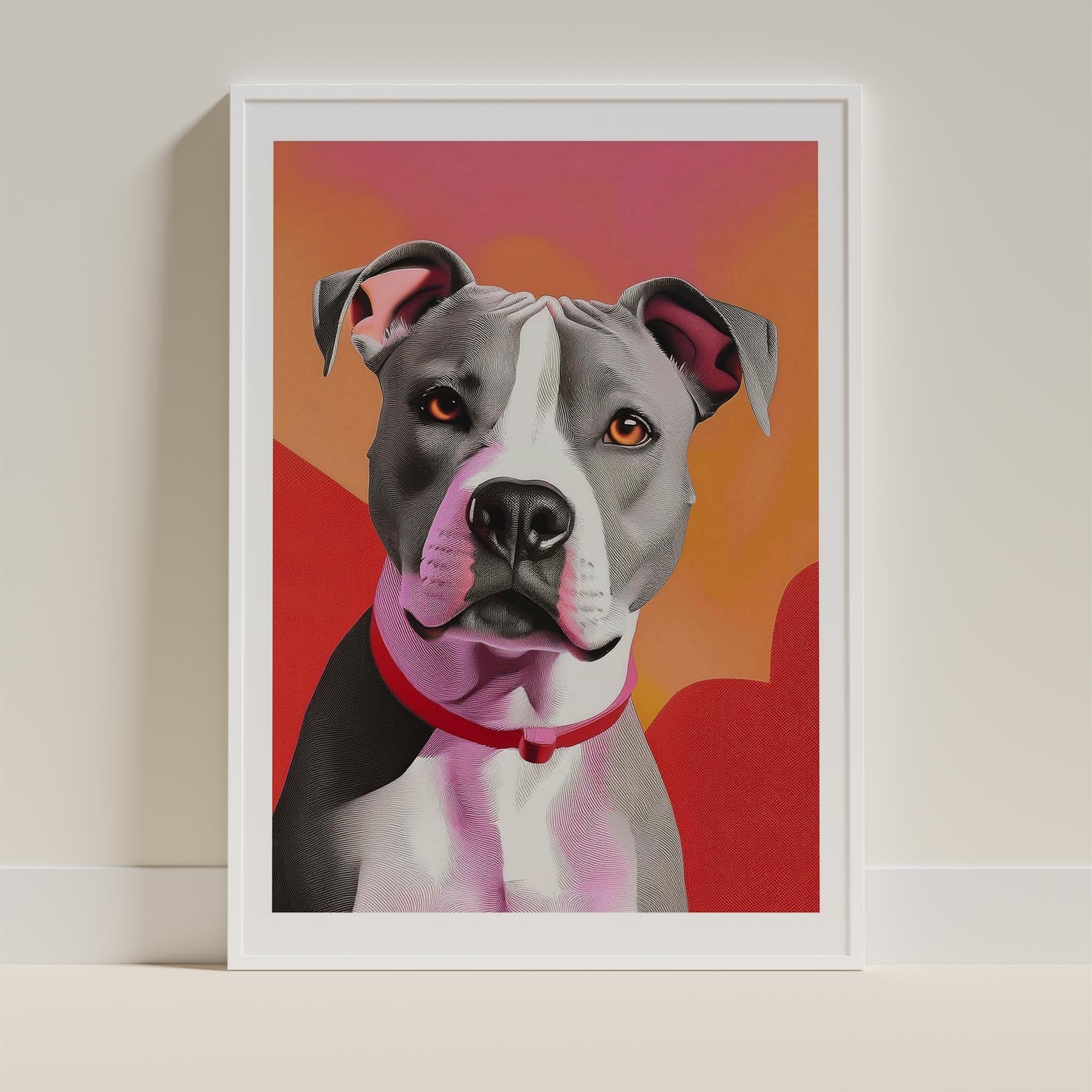 American Staffordshire Terrier Modern Pop Dog Series image 9