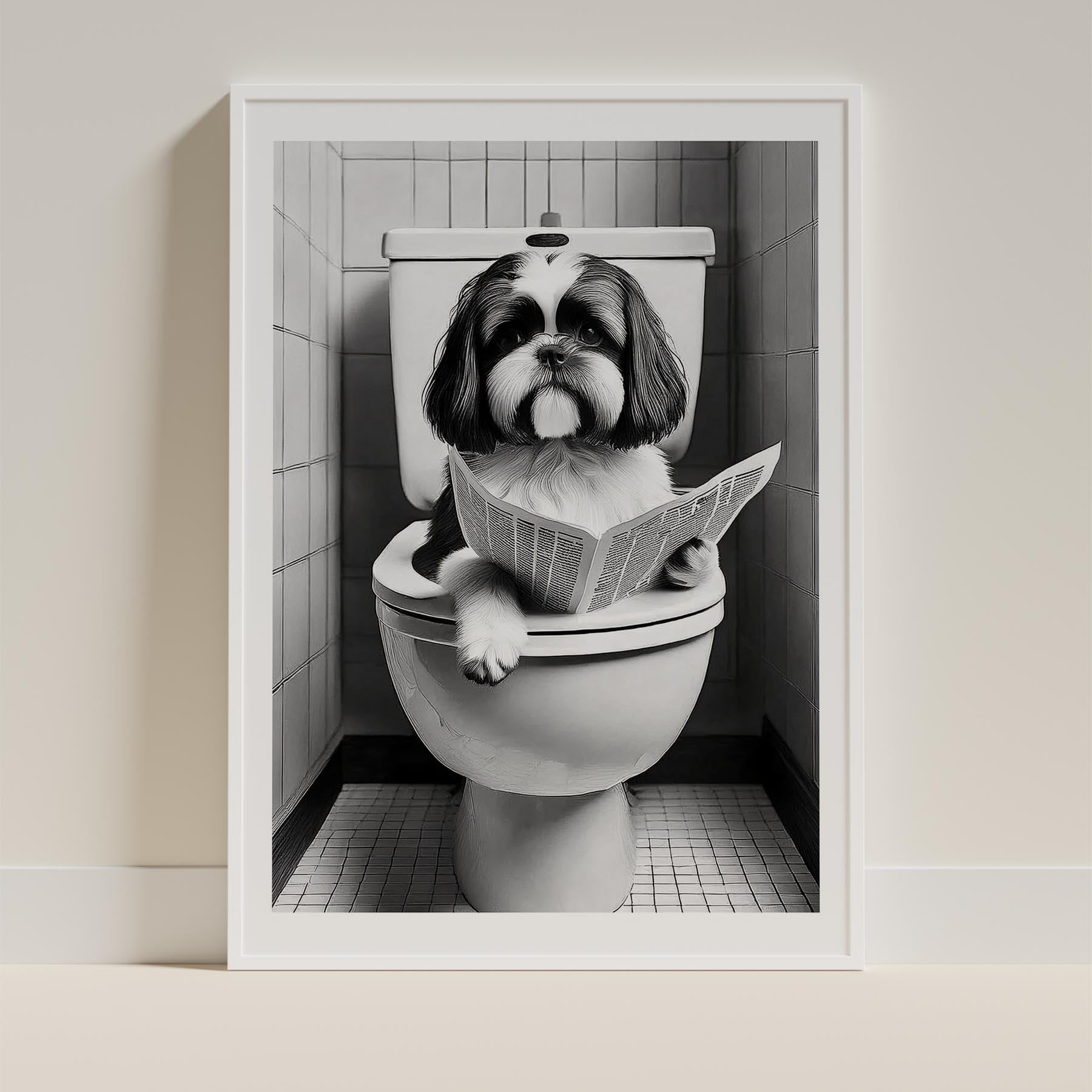 Shih Tzu Toilet Humour Dog Series 2 image 9