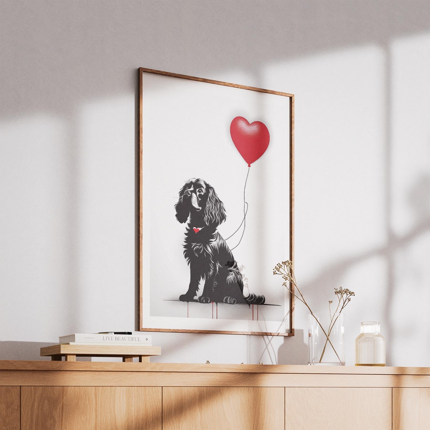 Cavalier Spaniel DOGSY Series inspired by the Art of Banksy image 5