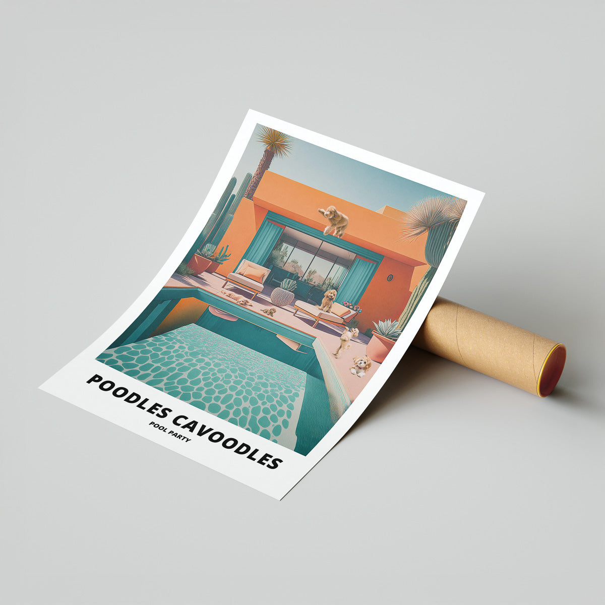 Poodle Cavoodles Pool Party image 7