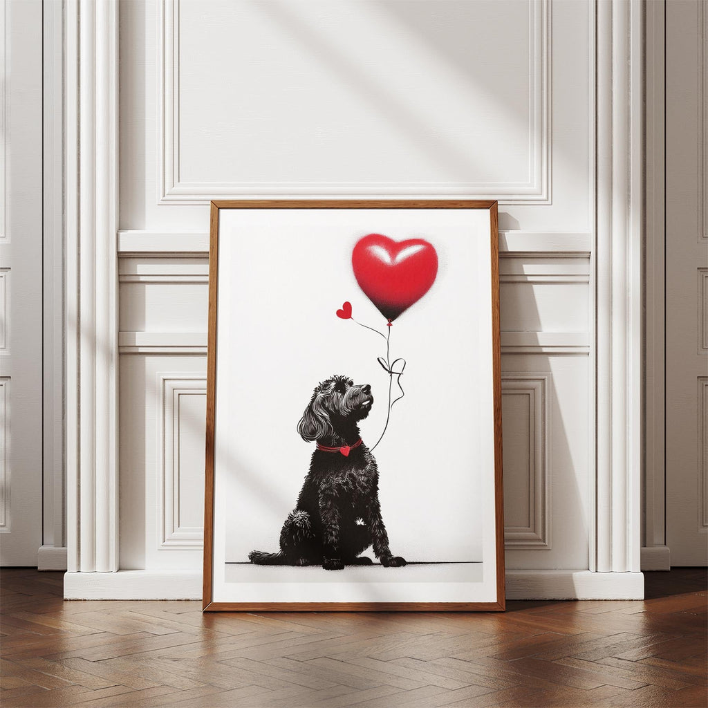 Spanish Water Dog DOGSY Series inspired by the Art of Banksy image 4