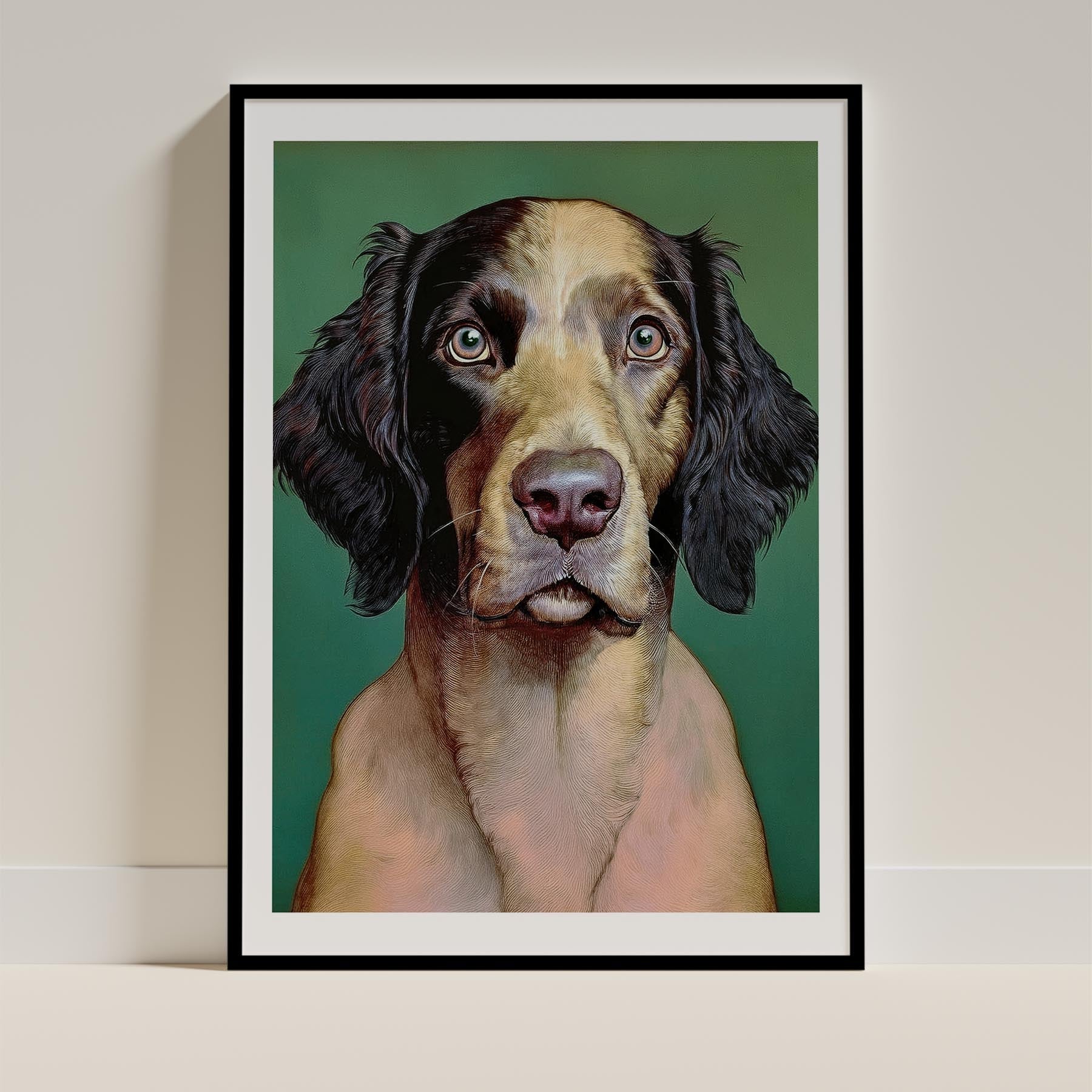 Gordon Setter Green Painted Series image 0