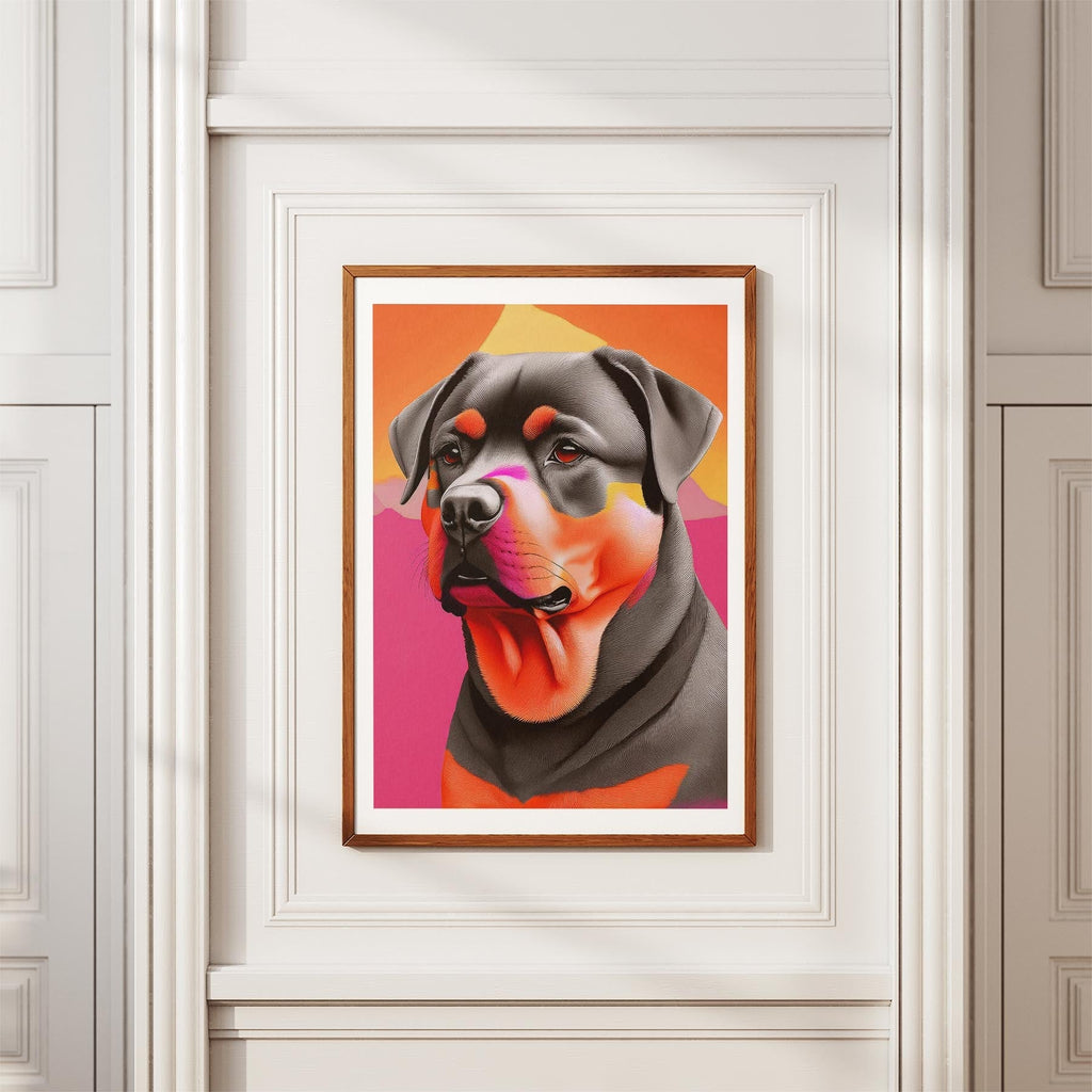 Rottweiler Modern Pop Dog Series image 3