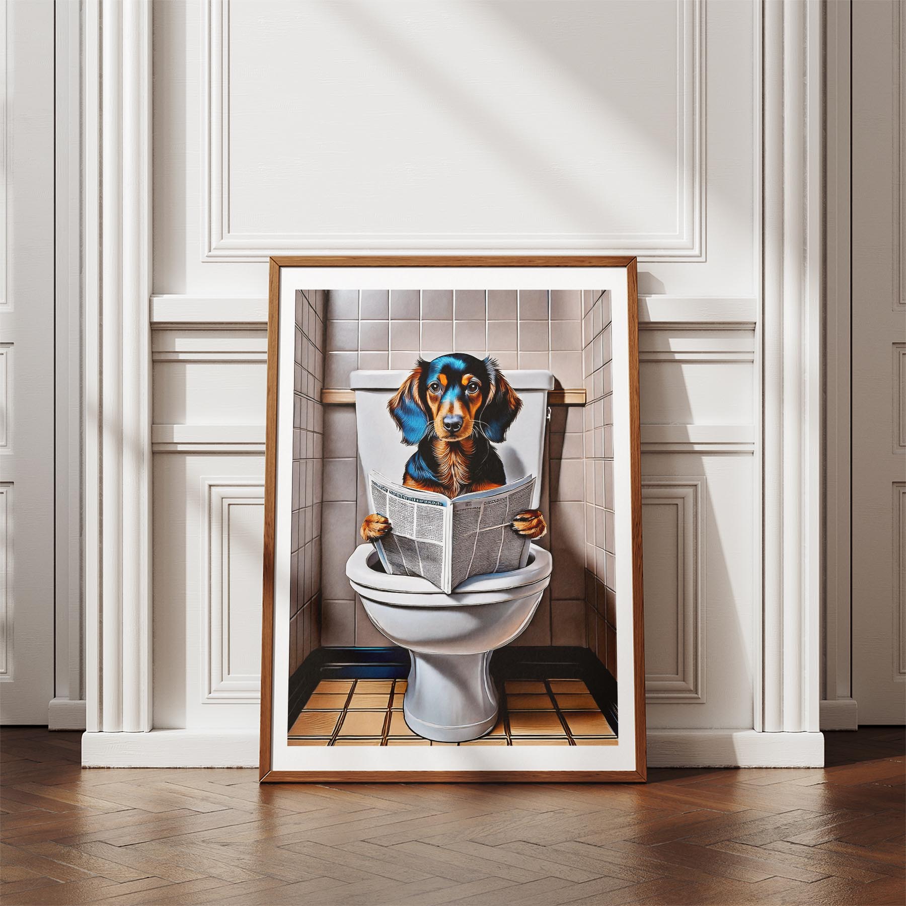 Dachshund Toilet Humour Dog Series 4 image 4