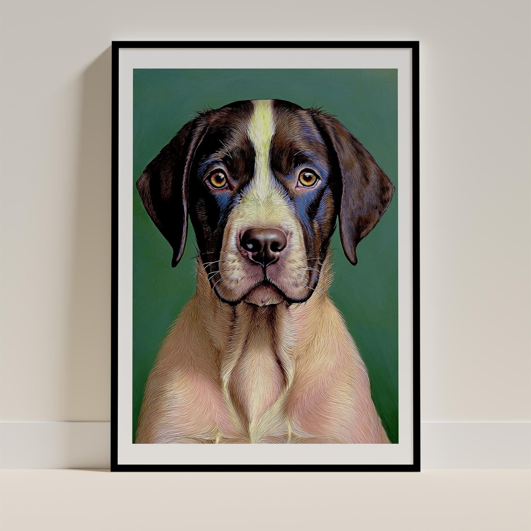 English Pointer Green Painted Series image 0