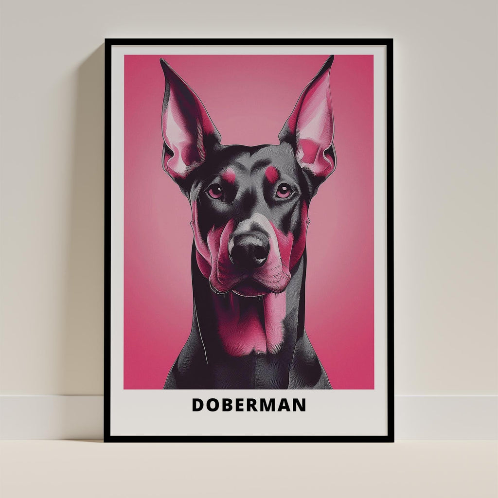Doberman Pink and Black Dog Series 1 image 0