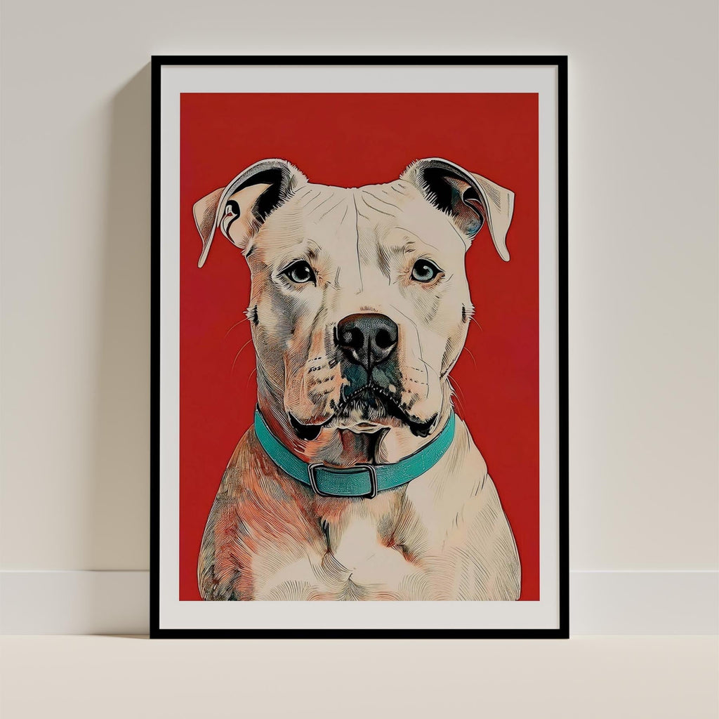 American Pitbull Terrier Red Dog Series image 0